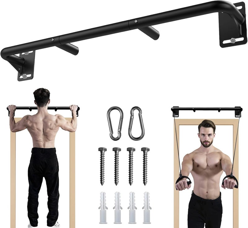Fitarc بار سحب مثبت على العارضة، بار سحب مثبت على الحائط للسقف للعارضات، هيكل فولاذي ثقيل، معدات صالة رياضية منزلية - براءة اختراع قيد الانتظار - Image 1